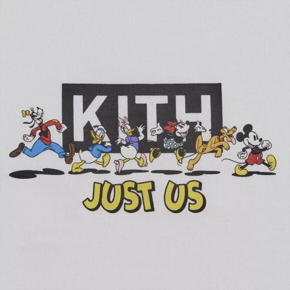 Kith x Disney Mickey & Friends Family Vintage T-shirt White - Picture 3 of 4